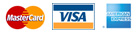 We accept MasterCard, VISA, American Express, checks, and money orders